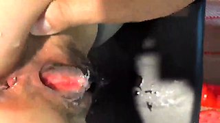 Tempting brunette amateur getting ass nailed hard in POV
