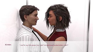 My Stepbrother's Wife - Cole Got a Chance and Fucked Kirsten in the Restroom