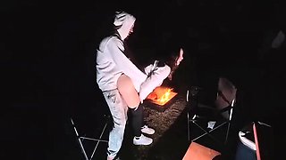 Mya Lane's Big Tits Wife Gets Rough Outdoor Fuck in Forest