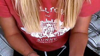 Blonde MILF with Big Boobs Playing Cam Free Porn