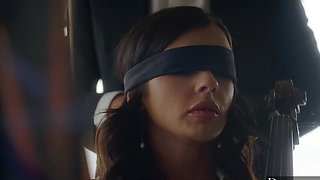 Brunette Keisha and ink-covered Mick in a wild ride of big boobs, pussy slurping, and stilettos