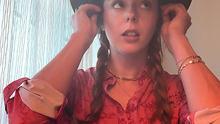 Sexy Cowgirl Gives You a JOI