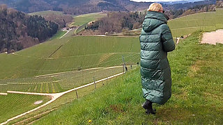 Mature Blonde Wife Enjoys Sex After Walk