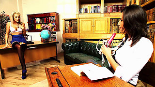 Sensual Jane Uses Strap-on to Dominate Professor Natasha Marley