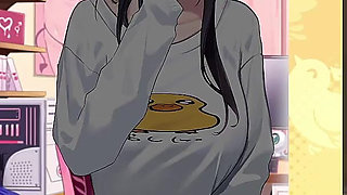 He Rubs My Cock with His Clit on the Bed // Vlover Game #5 All Scenes