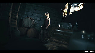 Young Russian Blonde Fucked by Basement Monster - Hardcore Hentai Anime 3d Creampie & Cum in Mouth