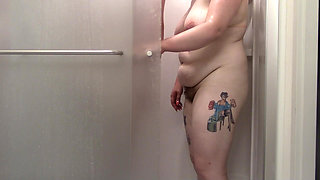 Chubby Housewife Gets Pounded in the Shower