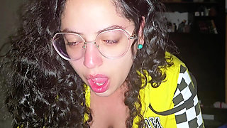 It's Cold and Babyluna939 Comes to Warm You up by Sucking Eddie Queens' Dick in This New POV