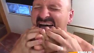 Blonde Whore Gets Her Pierced Pussy Screwed On Pool Table By A Dude With Big Dick With Kelly Steele