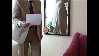 Two Granny Wives with Hairy Pussy Fucked and Pissed by Two Bulls in Front of Their Husbands