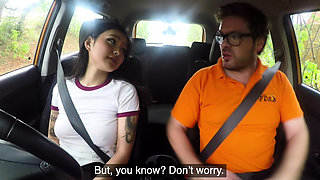 Fake Driving School Sexy Japanese Rae Lil Black