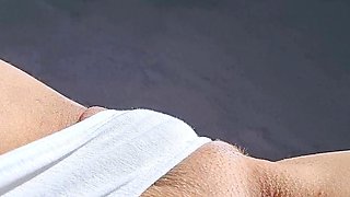 Amateur blondie solo anal masturbation