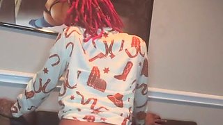 Renity Love’s Slim Ebony Heat in a Bold BBC Cream Rush