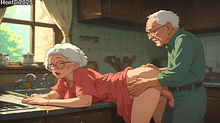 Granny and old man compilation Cartoon Hentai Animation