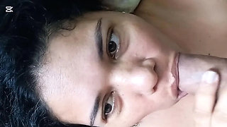 Cute Teen With Huge Natural Tits Gives A Sweet Blowjob