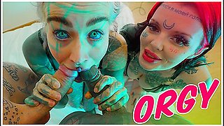 Pov Foursome Anal Wrecking With Tattoo Babes - Atm & Facials With Lily Lu