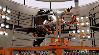 Impressive nympho's cuffed and fucked trailer