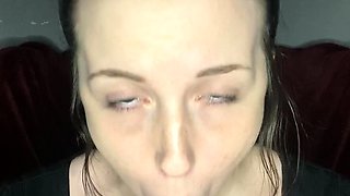 amateur teen multitasking with toys