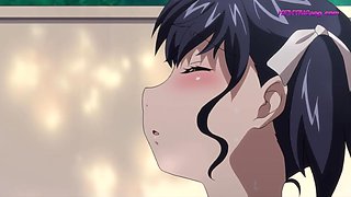 Public park anime hoe globs undies for moist vag have fun