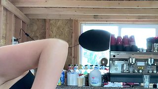 Big boobs webcam slut toys her asshole