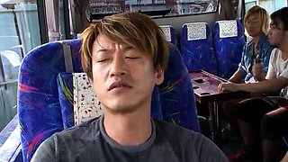 Uncensored Full JAV Creampie Gangbang at Bus Trip