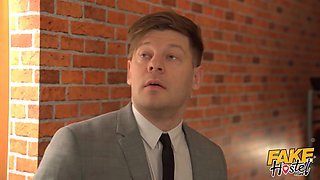 Faux hostel - fat Natural Tits estate agent and buyer find a teen xxx slave in the dungeon space starring Josephine Jackson