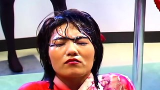 Asian schoolgirl enjoy group sex