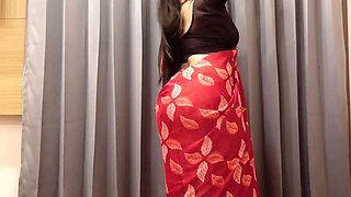 Indian Aunty Sex with Desi Saree