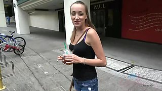 Victoria Rae Black: Cum On Her Face After a Glimpse of Many Gorgeous Blooms
