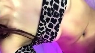 Small titted babe toys her pussy on webcam