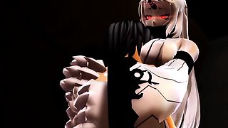 Awesome hentai anal sex with stunning excited nurse