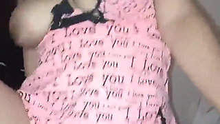 18 year old brunette big saggy tits from New York United States fucking her stepbrother's big dick part 73