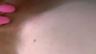 Cummy amateur pussy close up