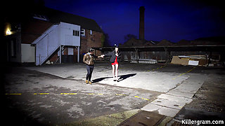 British Chav Slut Picks up a Huge Cock Stud From the Streets to Stretch Her Tight Pussy