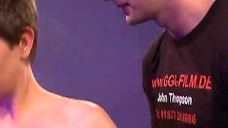 Shy Babes First Time in Bukkake and Swallow Gangbang Ggg John Thompson