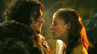 Game of Thrones sex scene with Jon Snow and Ygritte