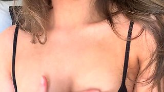 Busty Latin Babe Oils Her Big Boobs And Booty