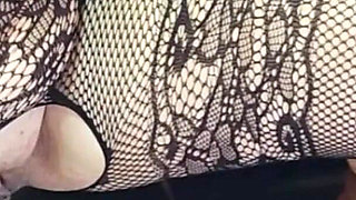 Curvy Wife Dominatrix Is Peeing in Slave's Mouth