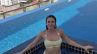 Bikini Tease, Tits Cleavage, Feet, Tits Flash