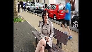 French amateur threesome anal with big boobs Lana Fever sharing big dick and cum