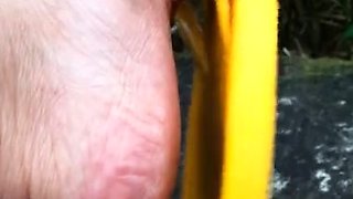 FemaleAgent MILF indulges studs foot fetish