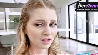 Naughty stepdaughter gets a gang gangbang