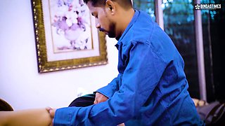 Indian MILF's Interracial Striptease Passion in a Hotel Frenzy