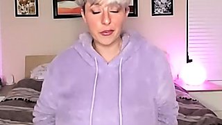 Big boobs milf masturbates with her dildo