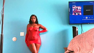 Hot Black Maid Does Some Webcam Black and Ebony