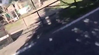 Hot Public Threesome with Melody, Shane & Sissi - Outdoor Sex & Facial Cumshot