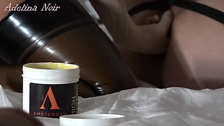 Strapon Anal Training - Adelina Noir Pegging Extreme with Colby Jansen