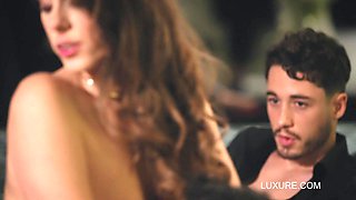 Glamour model hot gangbang video