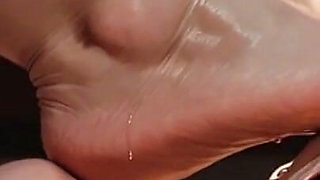 Fat Mistress Steps on Skinny Slave Face - Hard Trampling Humiliation