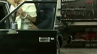 Hardcore double blonde blowjob